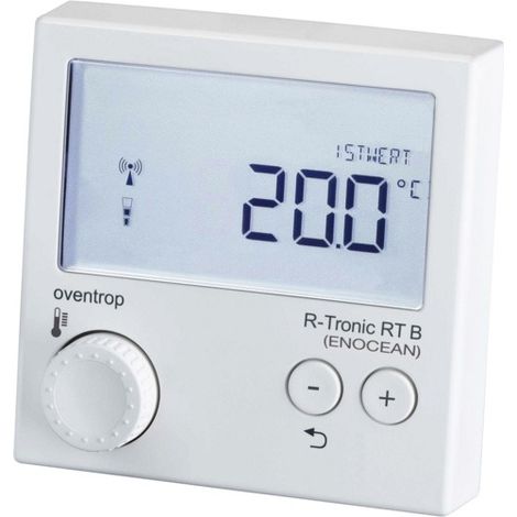 OV Thermostat radio R-Tronic RT B EnOcean, pour Smart Home blanc trafic