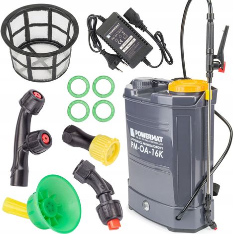 Jardibricodeco – Pulvérisateur électrique rechargeable 16L – Lance télescopique 120 cm – Pression 1,5-4,5 bar – Débit 1,5-3 l/min (1/7)
