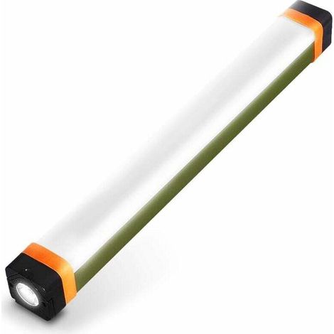 Barre Lumineuse magnétique pour Tente, Lampe magnétique Rechargeable, 4 Modes 2000 lumens, Lampe de Camping Rechargeable par USB avec Batterie Externe 2400 mAh, lumière d'urgence avec Crochet, -Versai (1/5)
