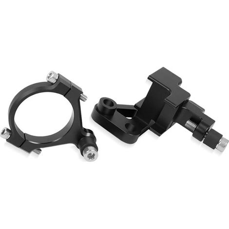 Support d'amortisseur de direction et barre stabilisatrice de direction adaptés au Yamaha TMAX560 (modification possible). (1/4)