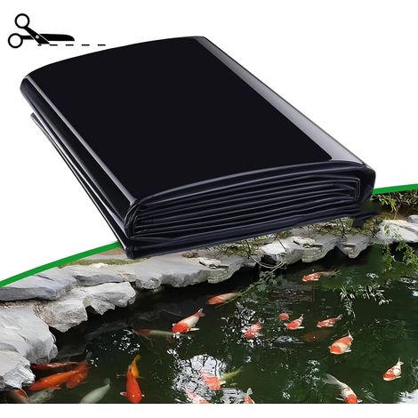 1 Bâche Bassin HDPE 0,2mm Robuste, Résistant UV, Pour Étang Jardin Koi Et Paysage Aquatique (1/5)