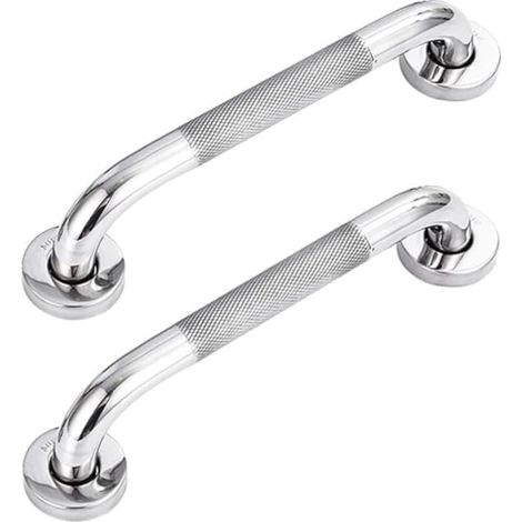 Barre d'Appui Sécurité avec Poignée Pour Baignoire Toilettes Salle de Bain & Escaliers 2 pcs 30cm (1/5)