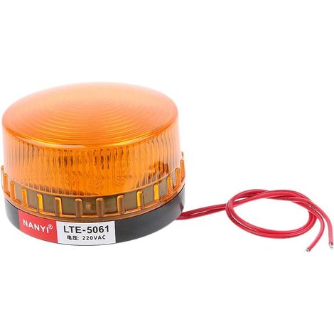 Gyrophare rotatif 220 V, lampe de signalisation LED clignotante pour véhicule, éclairage d'urgence 72 mm (1/5)