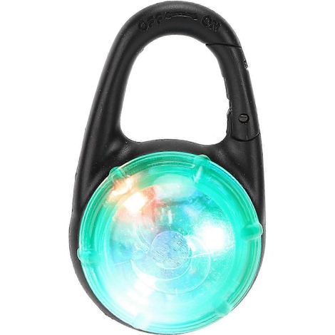 Pendentif LED lumineux et étanche pour chien, clip de collier pour la sécurité nocturne extérieure des chiens et chats - Lumière verte (1/4)