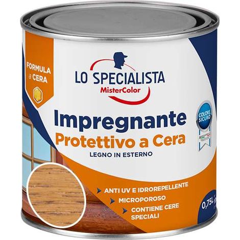 Lo specialista Impregnante Cera a solvente 0,75 l Castagno Chiaro