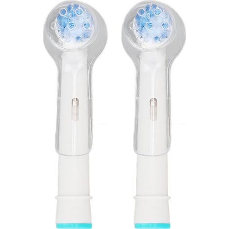 2 pièces Têtes de Brosse à Dents Électriques, Remplacement pour Brosse à Dents, Nettoyage Profond Quotidien Portable (1/5)