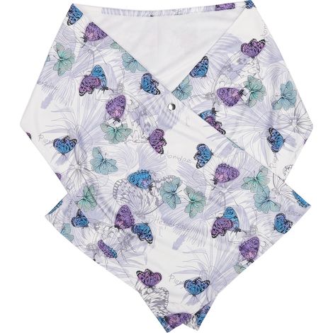 Bavoir adulte lavable, protecteur de repas imperméable pour vêtements, idéal pour maison et restaurant, protection repas senior. (1/5)