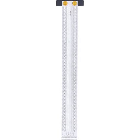 Exquisite Markierungsskala TRAGBAR PRAKTISCH LANGLEBIG MULTIFUNKTIONAL Multifunktionslineal (400 mm) (400 mm) (1/5)