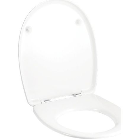 Geberit Virto WC-Sitz 573065000 weiss, Scharniere Metall, mit Absenkautomatik (1/4)