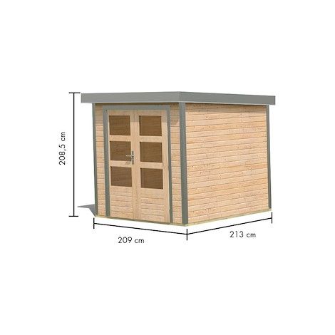 GH Jupiter A natur 213x217x211 Metal staubgrau