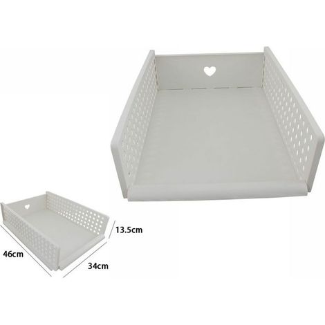 TrAdE Shop Traesio - Cestino Portaoggetti Organizer Rettangolare Cesto Portatutto Scatola 34x46x13.5 -