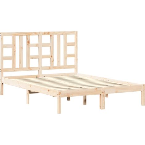 Maison Exclusive - Estructura de cama de matrimonio madera maciza