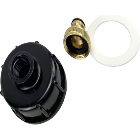 Adaptateur de valve de réservoir IBC Tote avec double sortie