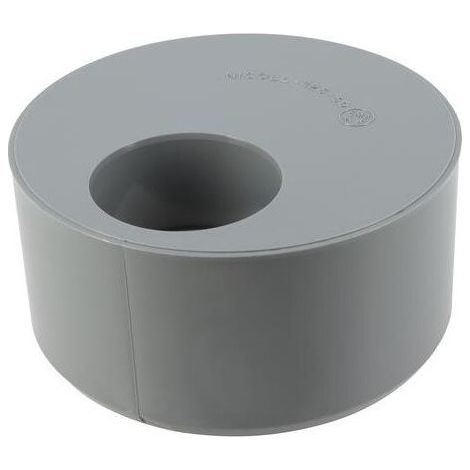 Tampon de réduction incorporée PVC mâle 125 mm – Femelle 50 mm – Raccord évacuation pour eaux usées – Installation rapide et efficace (1/4)