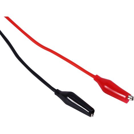 Détecteur de tension et de capacité USB avec pinces crocodiles mâles et femelles, testeur de tension et de capacité. (1/5)