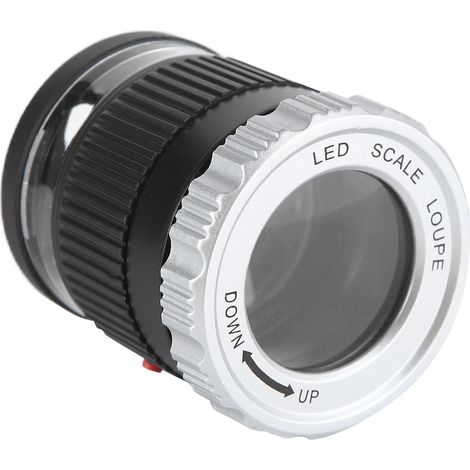 TH-9006B Tragbare LED-Metalllupe mit hoher Vergrößerung und präziser Skala (1/5)
