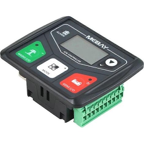 MEBAY pour module de commande de groupe électrogène ATS320DC, contrôleur de commutateur de transfert automatique, module de commande de commutation de puissance double (1/5)