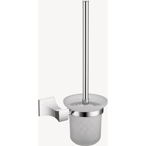 Escobillero cromado de pared - Chloe