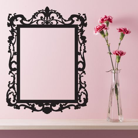 Sticker Mural - Cadre - 27x35 cm - Noir (1/3)