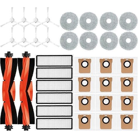 Pièces de rechange pour aspirateur robot Xiaomi X20+ / X20 Plus : brosse latérale principale, filtre HEPA, taille M (1/5)