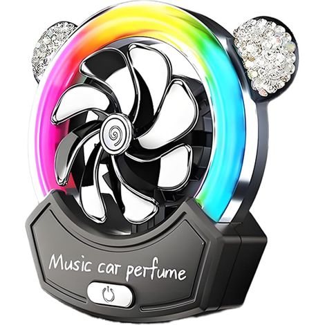 Porte-Parfum Pour Bouche D'aération - Parfum d'Ambiance Automobile à Base d'Huile Longue Durée Éclairage LED Parfumé Décoratif Cadeaux pour Femmes Maison Bureau Colleagues Amies (1/5)