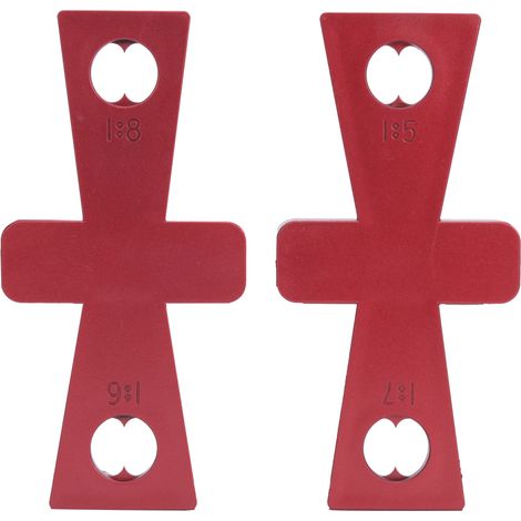 jauges à queue d'aronde en plastique ABS, outil de traçage et de marquage pour le travail du bois, fabriqué à la main (1/5)