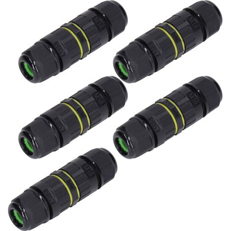 Caja de conexiones eléctricas exteriores IP68 de 3 polos, 5 unidades para cables de 7-10 mm (1/5)