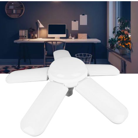 Lampe LED à cinq feuilles, mini lampe pliante à feuilles, éclairage de garage (1/5)