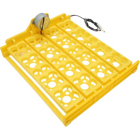 Plateau de retournement d'œufs multifonction automatique pour 16 œufs de canard ou 72 œufs de caille. Incubation 12 V CC. (1/5)