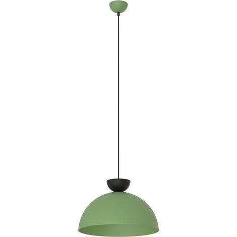 Lampadario Minimal Venus Acciaio Nero Verde Large 1 Luce Gx53 (1/5)