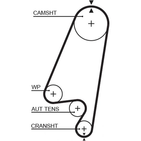 Pompe à eau + kit de courroie crantée Gates KP15367XS OPEL