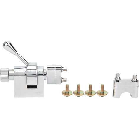 Caisse claire ThrowOff timbre argenté métal durable avec vis de montage accessoires (1/5)