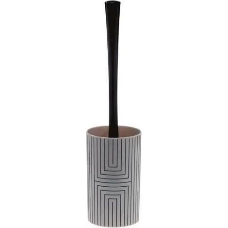 Spirella Graphic Spazzola WC Nero e Bianco Elegante