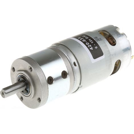 Motoréducteur CC RS PRO, 12 V, 41.3 W, 1 425 tr/mn, dia. de l'arbre 8mm ( Prix pour 1 )