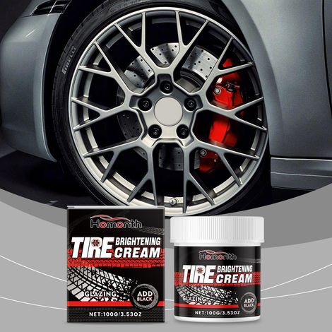 Car tire shine wax, tire maintenance and polishing, car tire shine wax -- 100g -- BIEMMEDUE (1/5)