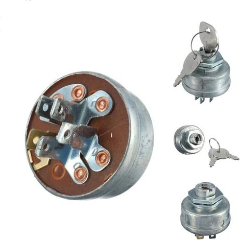 Interrupteur de démarrage d'allumage pour les modèles de tracteurs/tondeuses MTD 725-0267, 725-0267A, 925-0267 et 925-0267A (1/5)