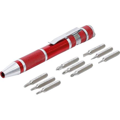 Jeu d Embouts pour Tournevis de Précision 10 pcs - Acier, Compact et Pratique - D-Work (1/5)
