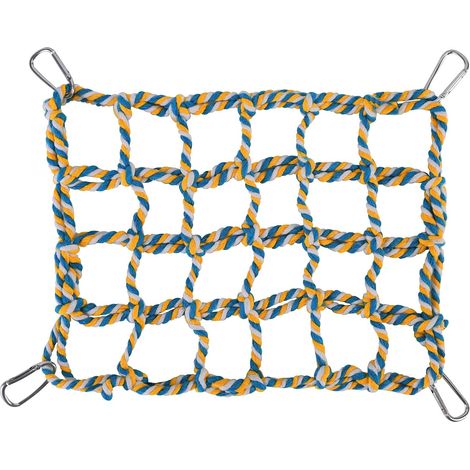 Filets de corde d'escalade pour animaux de compagnie échelle de balanoire de hamac de rat de pont de corde robuste (1/5)