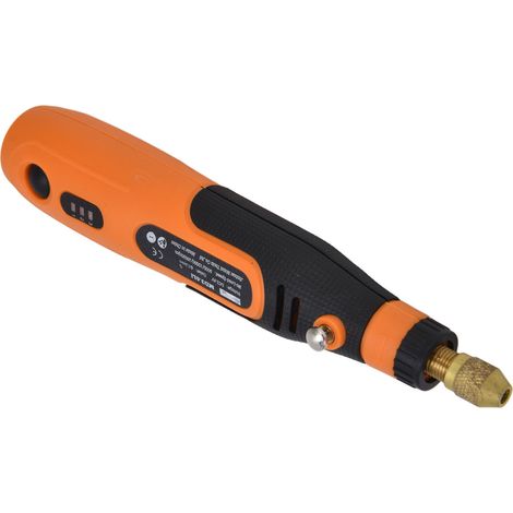 Mini perceuse sans fil 3.6V, outil rotatif multifonction pour polissage, découpe et gravure avec contrôle de vitesse.