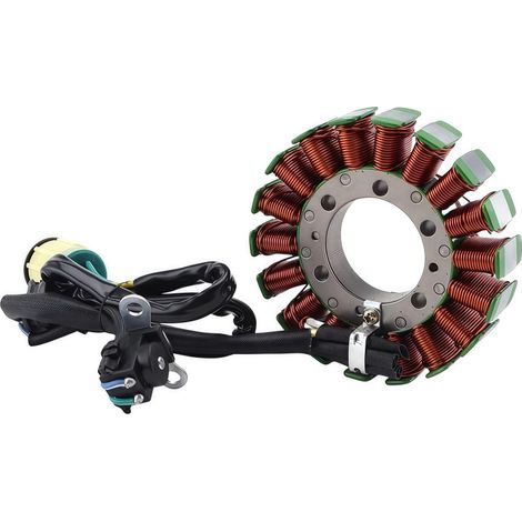 Ignition coil stator for TRX420 motorcycle, compatible with TRX420 Rancher 31120-HP5-601--DTEKGAZ