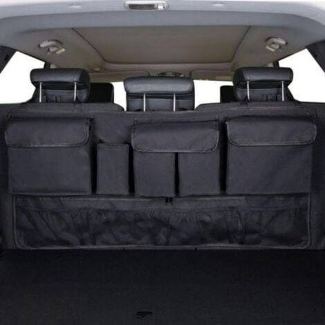 Organisateur Voiture - 9 Poches - 107 x 52 cm - Tissu Oxford 600D - Pour Coffre SUV - 1 Pièce (1/4)