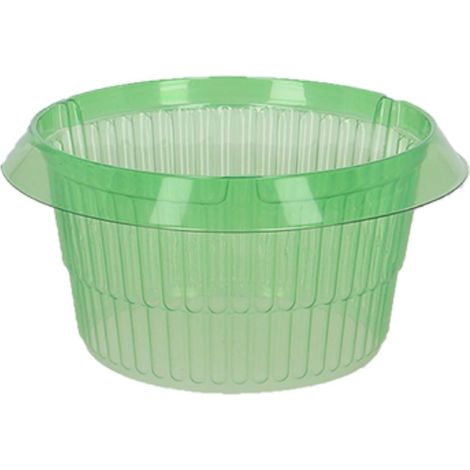 Esschert Design Schneckenkragen Grün transparent im 12er-Pack - Kunststoff (1/2)