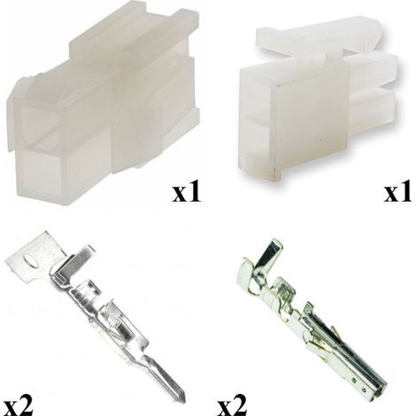 Kit Connettore Mini Fit Maschio Femmina 2 Vie