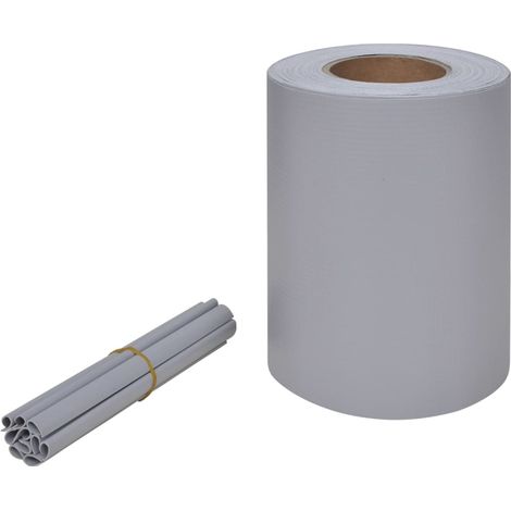 Brise Vue pour Balcon Jardin Terrasse, Écran d'intimité de jardin, PVC 70 x 0,19 m Gris clair OIB4160E (1/5)