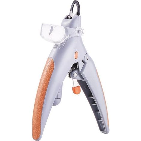 Coupe-Griffes Pour Animaux - LED Intégrée - Loupe 5X - Poignée Ergonomique ABS - Lame En Acier Inoxydable - Pour Chats Et Chiens - 1 Pièce (1/5)