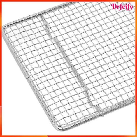 Akozon Grille de refroidissement Cooling Racks For Baking Stainless Steel Wire Cooking articles infuseur Rectangulaire 19,2 cm (1/5)
