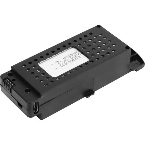Batterie lithium 3.7V 3000mAh pour avion RC drone, compatible avec modèle S6 G6 avion télécommandé pliable (1/5)