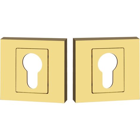Panneau carré court avec insert doré (1/2)
