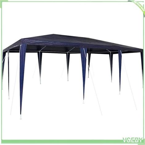 Tente de fête - FAFEICY - 42003430 - Bleu - 600 x 400 x 266 cm - Polyéthylène et acier (1/5)