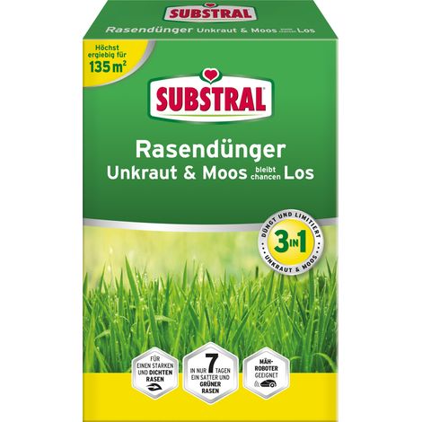 Fertilizzante substral unkraut & moos bleibt chancenlos controllo erba controllo muschio 4.0 kg